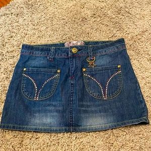 Y2K Juicy girl mini skirt